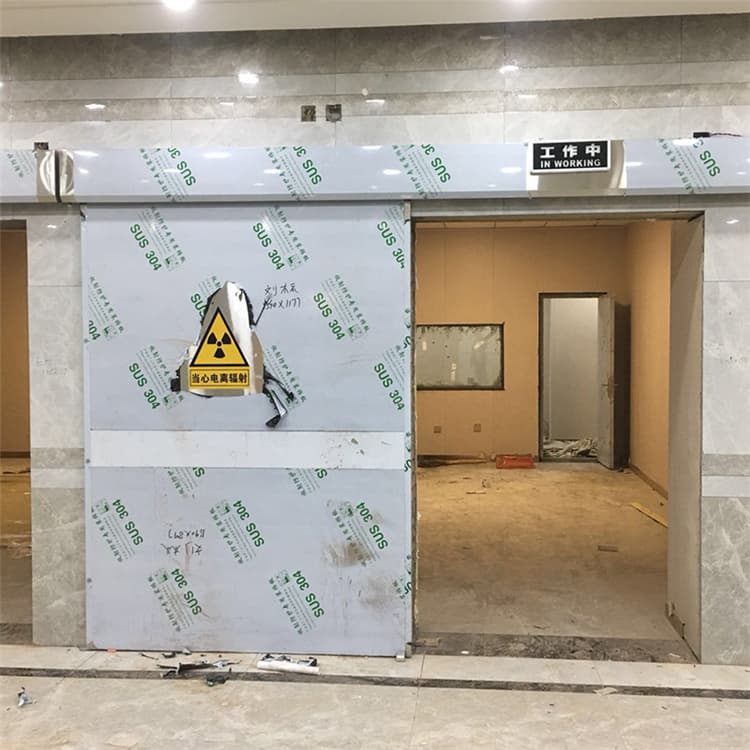 惠州双扇电动防护铅门